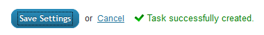 Save Settings