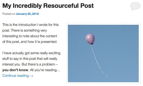Blog Post Excerpt Blog Post Excerpt