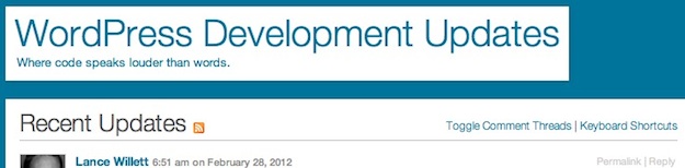 WordPress Development Updates Blog WordPress Development Updates Blog