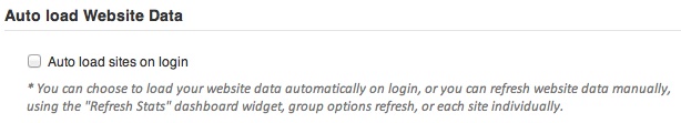 Autoload Website Data Autoload Website Data