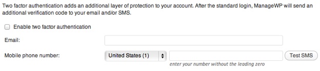 Two Factor Authentication Two Factor Authentication