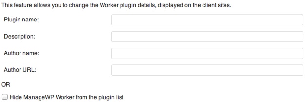 Worker Plugin Branding Worker Plugin Branding