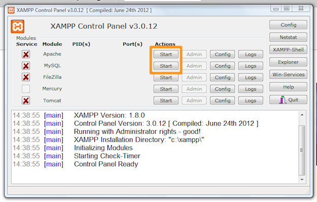 wordpress in xampp