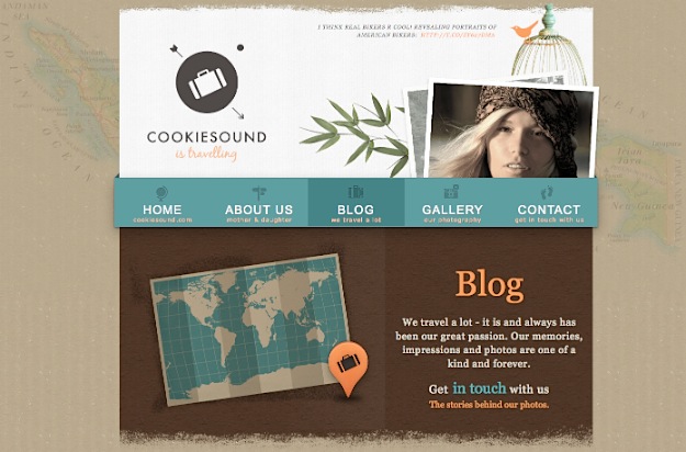 Cookiesound is Travelling - Beautiful WordPress Design Cookiesound is Travelling - Beautiful WordPress Design