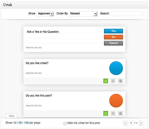Urtak Section in WordPress Blog Editor Urtak Section in WordPress Blog Editor