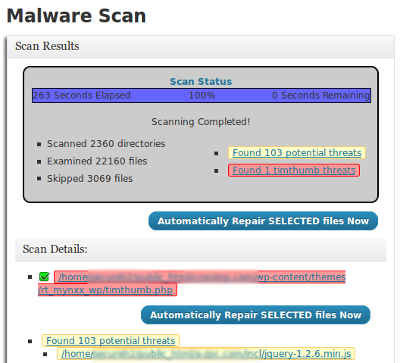Malware Scan Malware Scan