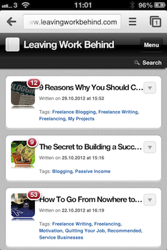 WPtouch Homepage WPtouch Homepage
