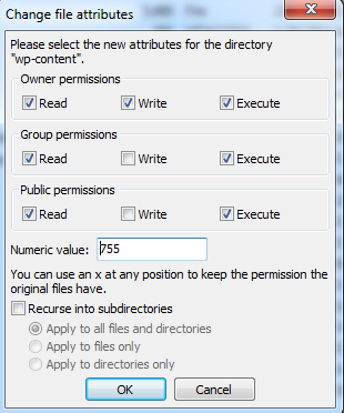 setting permissions in aws ssh shell
