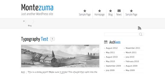 montezuma1 135+ Responsive Theme Wordpress for Free