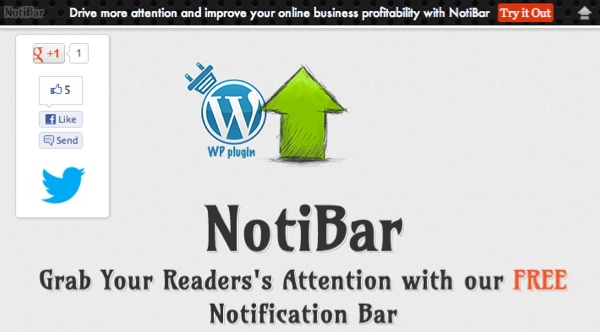 Notibar for WordPress Notibar for WordPress
