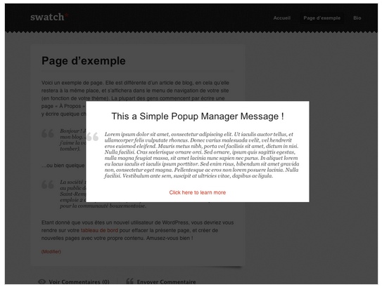 Simple Popup Manager for WordPress Simple Popup Manager for WordPress