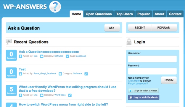 WP-Answers WordPress Plugin