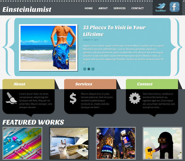 Einsteiniumist Portfolio WordPress Theme