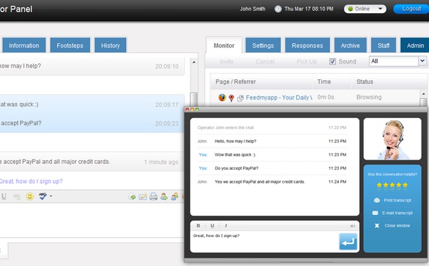Live Chat Software by HelpOnClick Live Chat Software by HelpOnClick