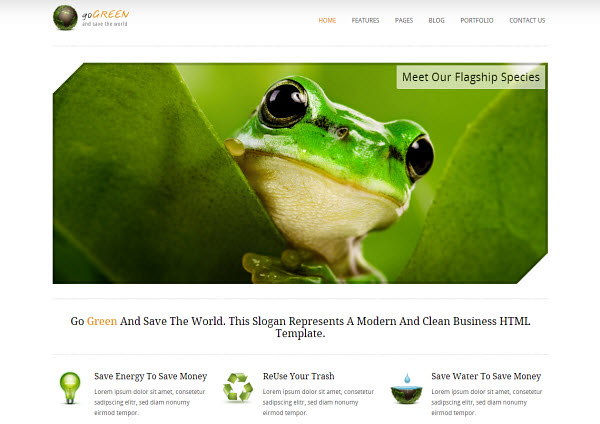 Go Green WordPress Theme Go Green WordPress Theme