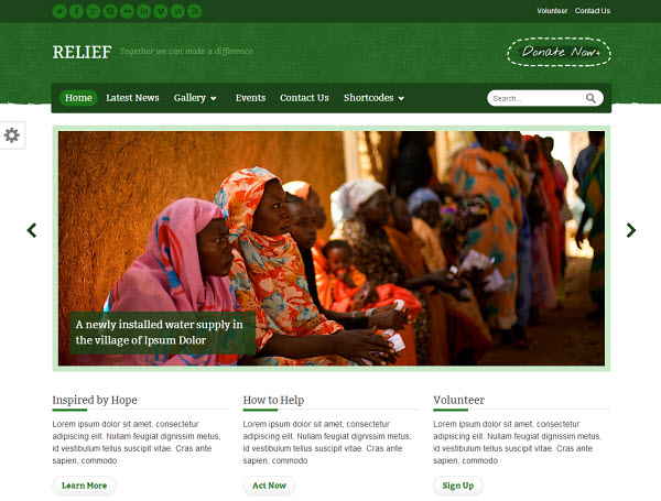 Relief WordPress Theme Relief WordPress Theme