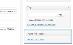 WordPress 3.5 featured image screenshot.