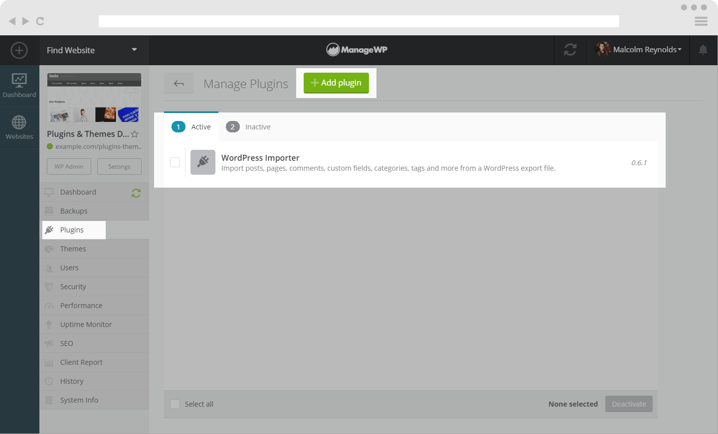 plugin manager