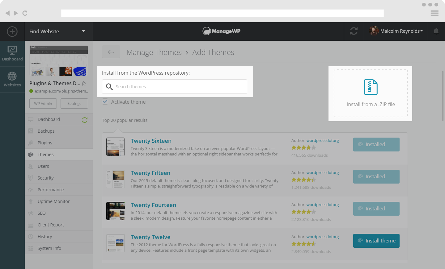 add theme