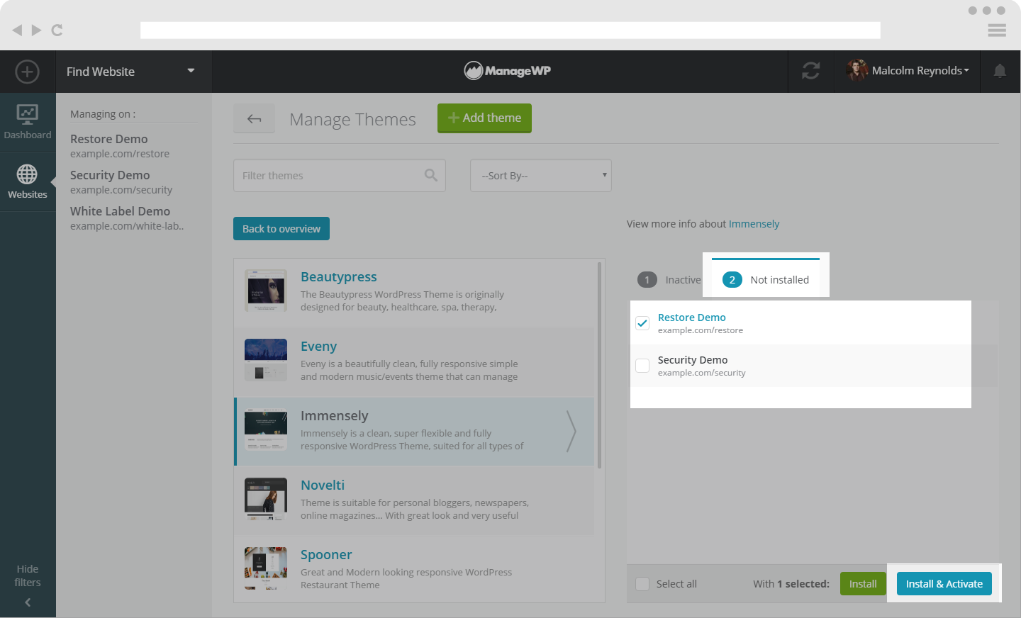 activate plugins