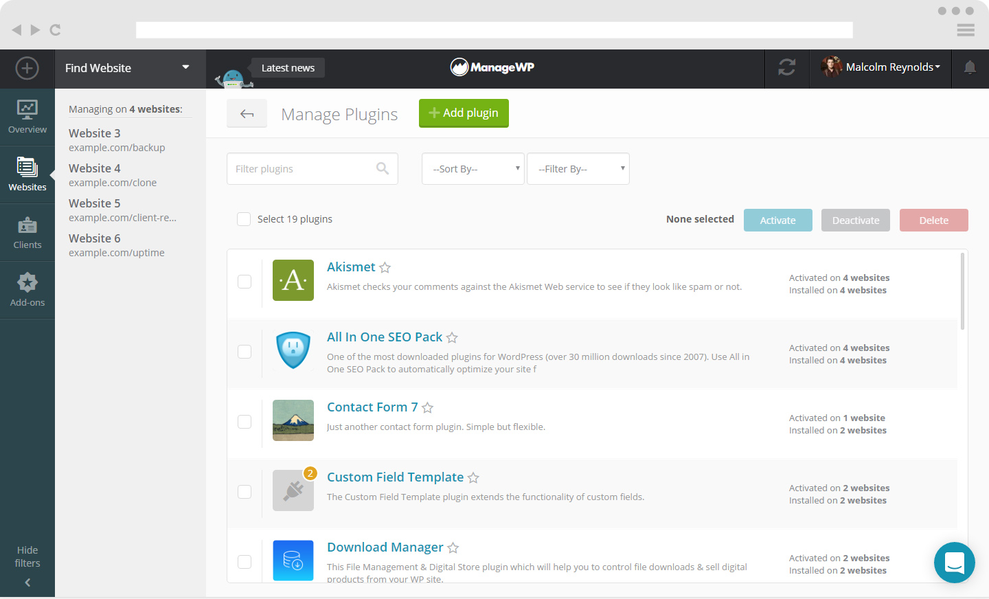 How To Install And Manage WordPress Plugins And Themes - ManageWP