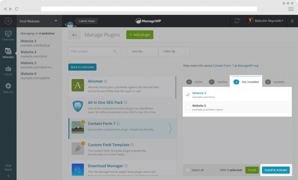 How To Install And Manage WordPress Plugins And Themes - ManageWP