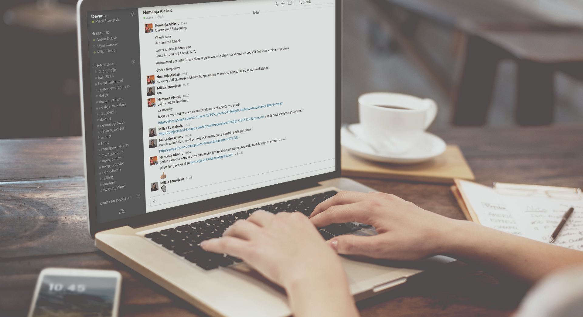 operations management slack download