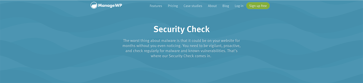 ManageWP Security Check