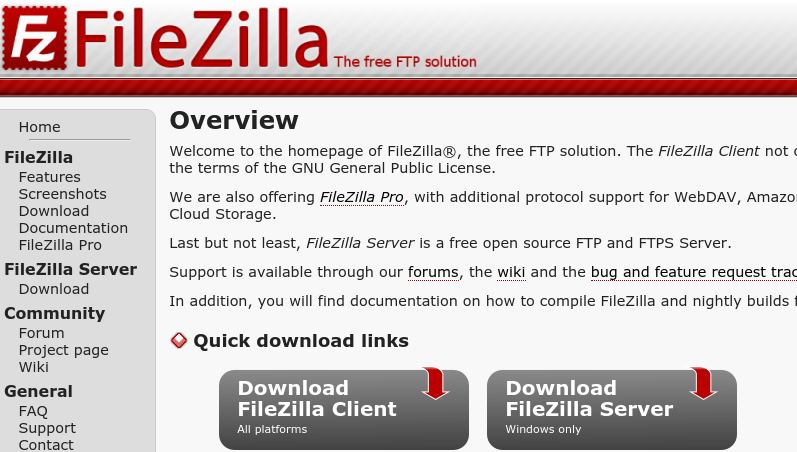 location of filezilla logs