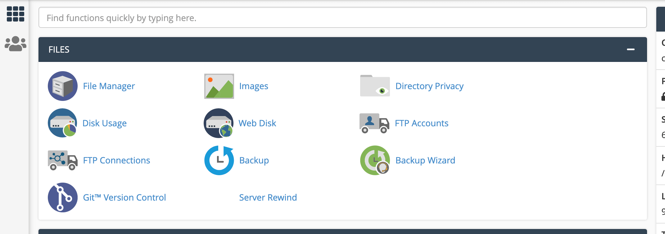 The cPanel dashboard file directory privacy icon.
8 Ways to Protect Your WordPress Admin Area